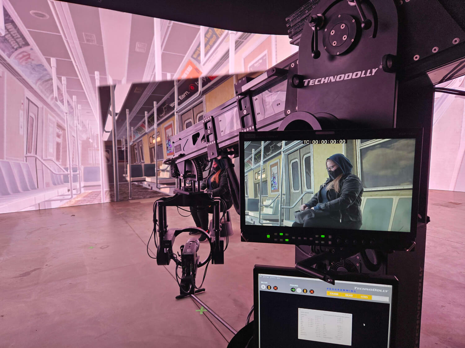 Behind the scenes, camera and the VolumeScreen
