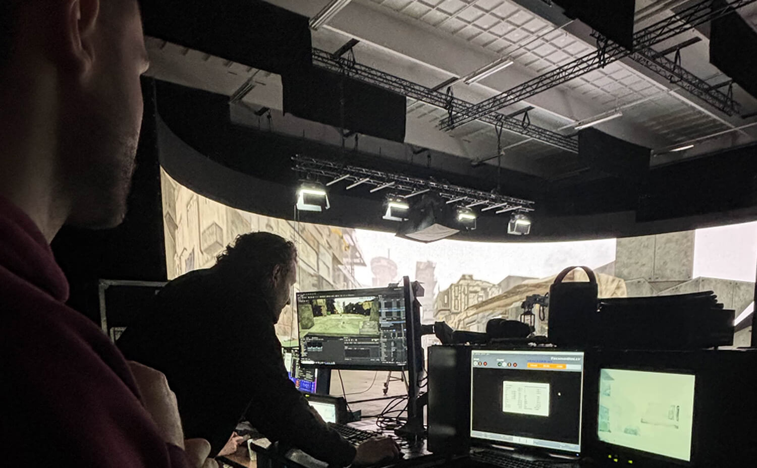 Behind the scenes, Volumescreen and unreal engine
