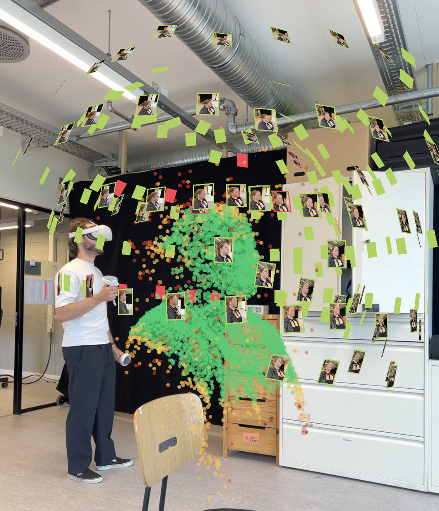behind the scenes, 3D scanning app for The reflection